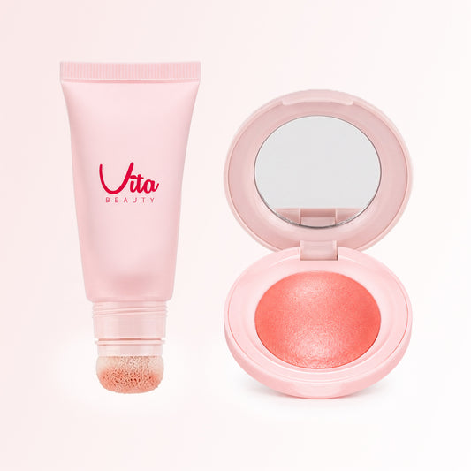 Coral & Mood: The Velvet Blush Duo